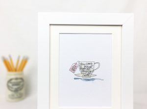 You can’t pour from an empty cup…