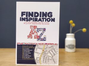 Finding inspiration greetings card A5