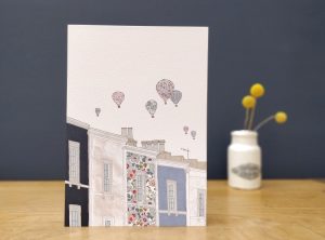 Bristol balloons greetings card A5