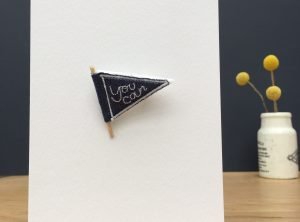 Pennant badge card – you can