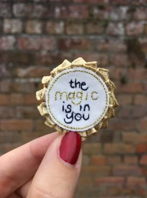 Rosette badge – the magic is in you