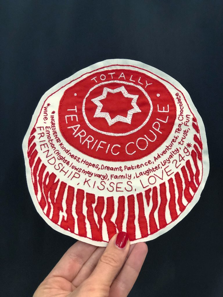 Tearrific couple teacake card