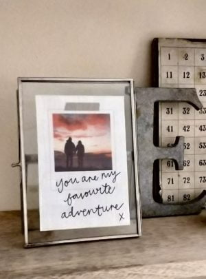 Personalised Embroidered Handwriting Scrapbook Photo