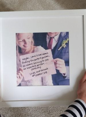 embroidered wedding anniversary photo picture