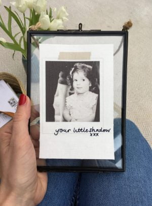 Personalised Embroidered Scrapbook Photo