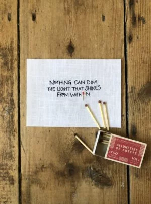 Commonplace collection – the light that shines from within