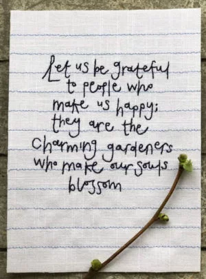 Commonplace collection – let us be grateful
