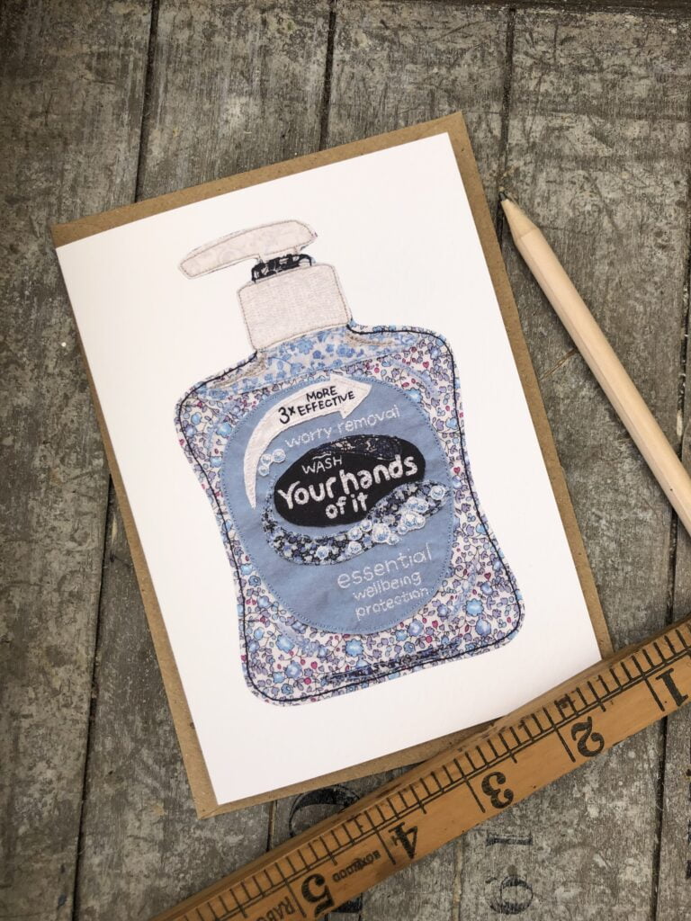 Wash your hands of it greetings card