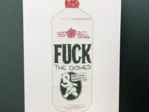 Sweary fairy print