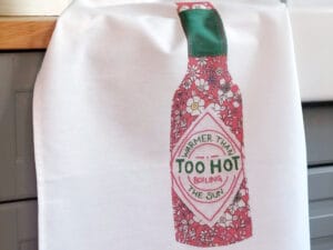 Too hot tea towel