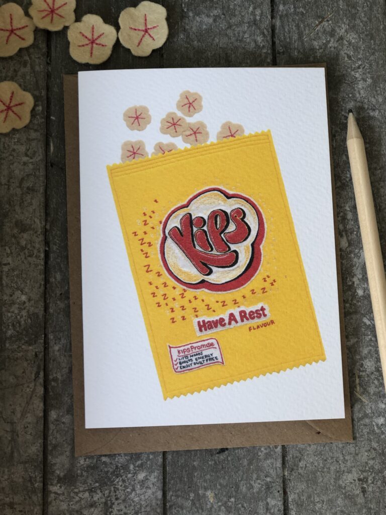 Kips greetings card