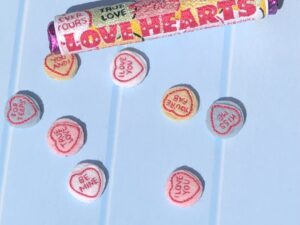 Love hearts original artwork by Emma GIacalone