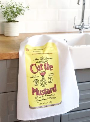 Cut the mustard tea towel
