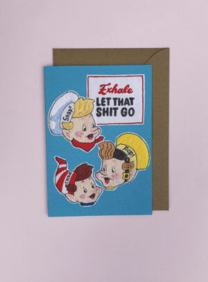 Exhale cereal greetings card