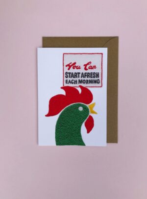You can start afresh each morning cornflake greetings card