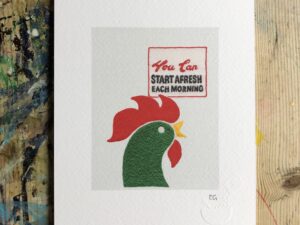 You can start afresh each morning cereal print