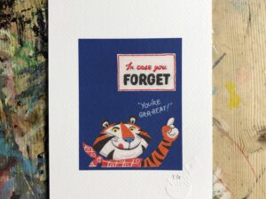 You're great cereal print