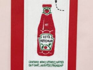 let's ketchup greetings card