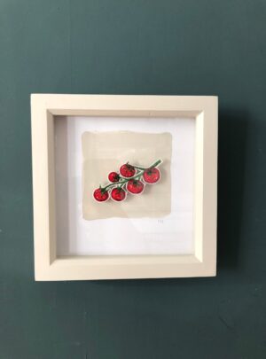 Tomato vine 1 – original embroidered artwork