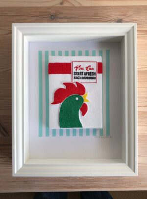 You Can Start Afresh Each Morning – original embroidery art