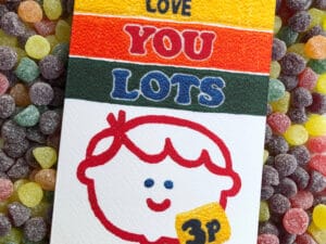 Love You Lots Like Jelly Tots greetings card