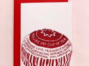 You're my cup of tea greetings card