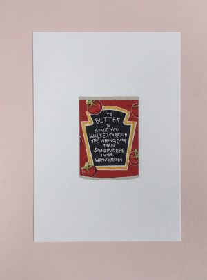 Better to admit you walked through the wrong door – print