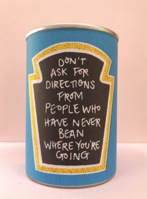 Different Directions – Baked Bean Printed label tin