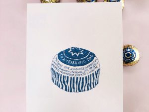 Tearrific Dad Teacake Print