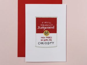 Stay Curious - Greetings card