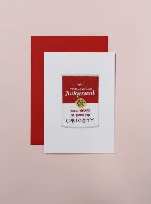 Stay Curious – Greetings card