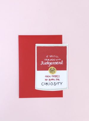 Stay Curious – Shaped Greetings Card