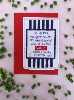 You Can’t Peas Everyone – Value Tin Shaped Greetings Card
